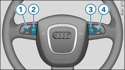 Comandi sul volante multifunzione